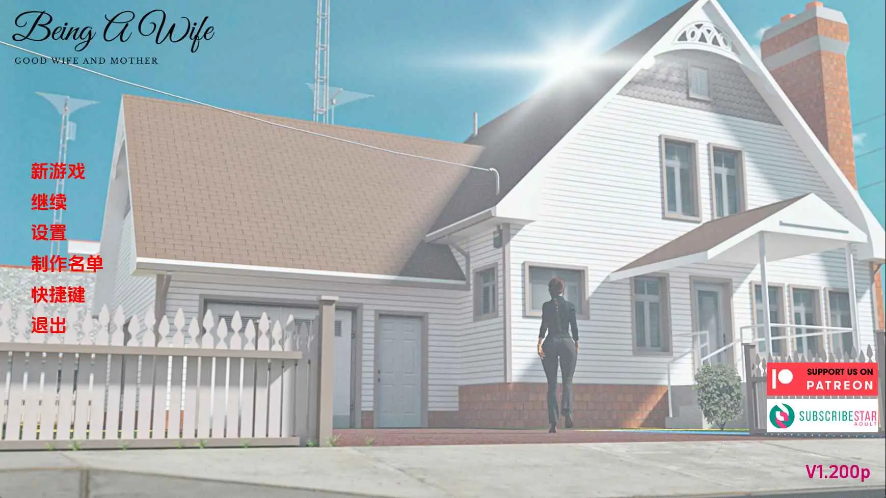 【欧美/SLG/动态/更新】成为妻子v1.200p AI汉化版【PC+安卓/7.36G】